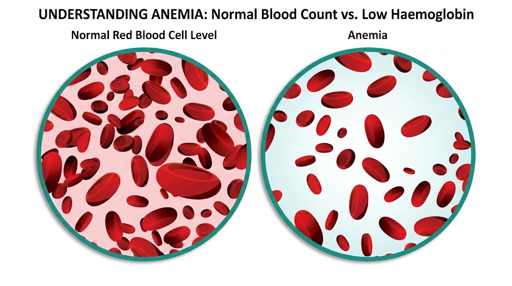 Anemia causes beyond iron deficiency and important blood investigations